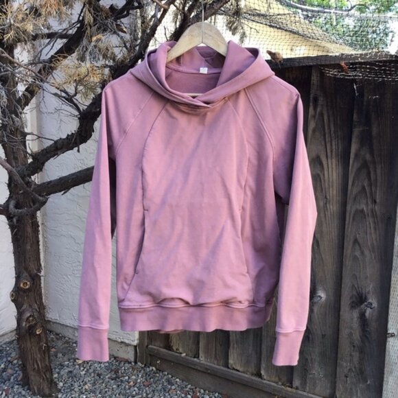 Lululemon athletica scuba pullover hoodie women’s 6 pink athletic gym yoga - Picture 1 of 5